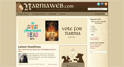Desktop Screenshot of narniaweb.com