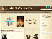 Tablet Screenshot of narniaweb.com